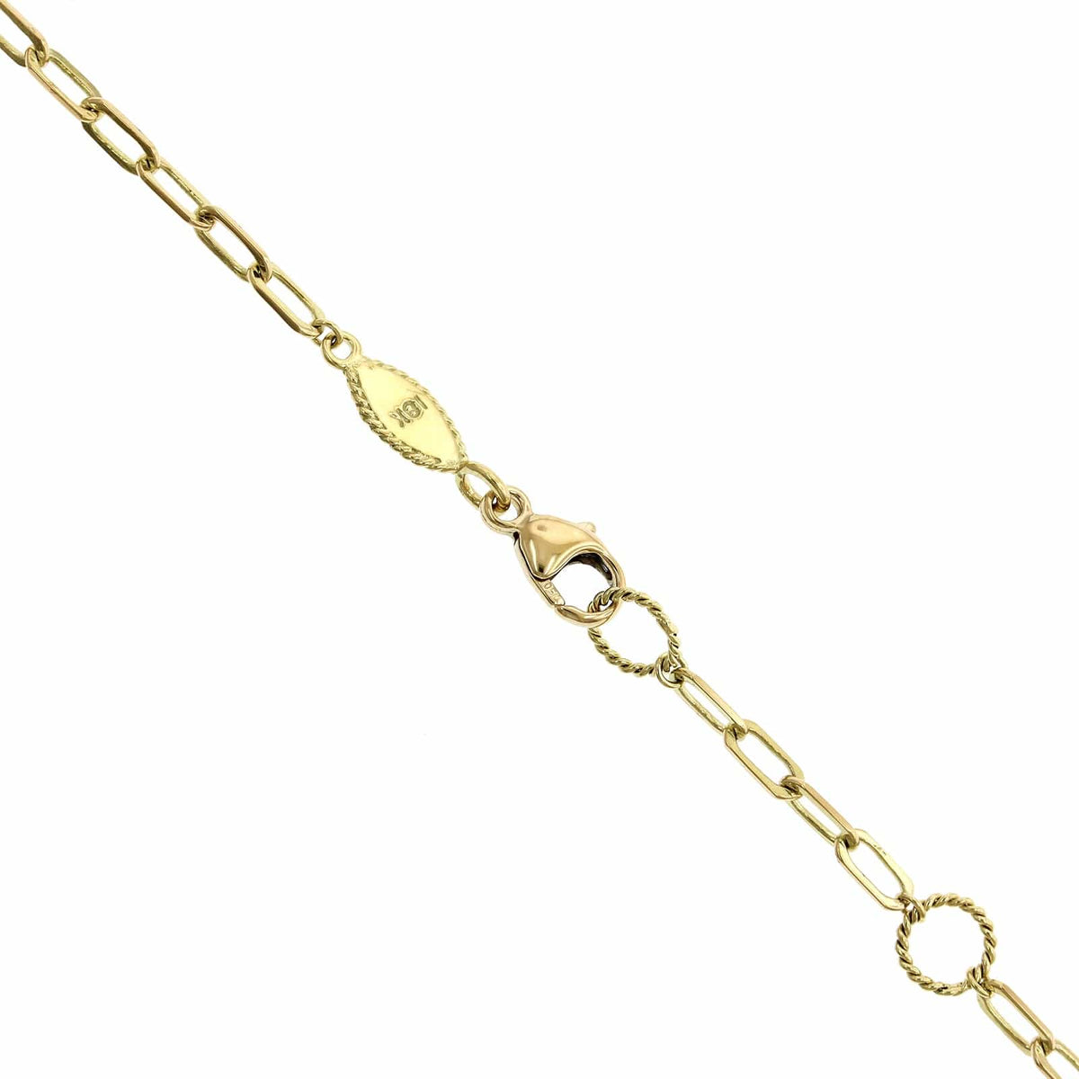 Penny Preville 18K Yellow Gold Diamond Heart Charm Lock Necklace