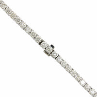 18K White Gold Diamond Line Necklace, Longs Jewelers