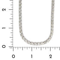 18K White Gold Diamond Line Necklace, Longs Jewelers