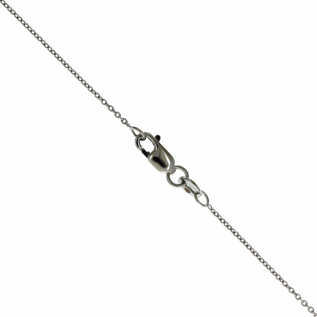Roberto Coin 18K White Gold Diamond Circle Necklace