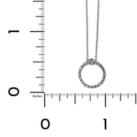 Roberto Coin 18K White Gold Diamond Circle Necklace