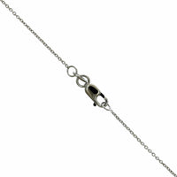 Roberto Coin 18K White Gold "S" Initial Diamond Necklace