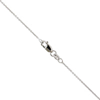 Roberto Coin 18K White Gold "T" Initial Diamond Necklace