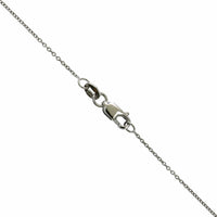 Roberto Coin 18K White Gold "O" Initial Diamond Necklace