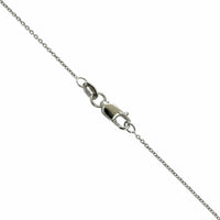 Roberto Coin 18K White Gold "V" Initial Diamond Necklace