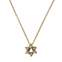 Roberto Coin 18K Yellow Gold Star of David Diamond Pendant