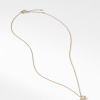 Venetian Quatrefoil® Necklace with Pearl and Diamonds in 18K Gold