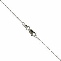 Roberto Coin 18K White Gold "L" Initial Diamond Necklace