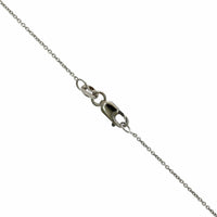 Roberto Coin 18K White Gold "N" Initial Diamond Necklace