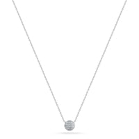 Lauren Joy 14K White Gold Mini Diamond Necklace