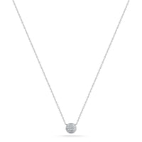 Lauren Joy 14K White Gold Mini Diamond Necklace