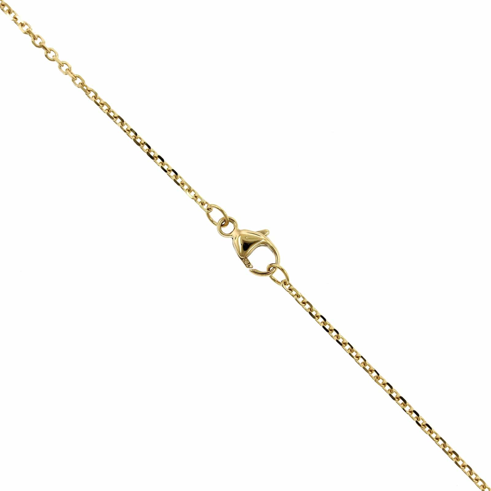 18K Yellow Gold Diamond Secret Garden Pendant