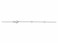 18K White Gold Diamond Duo Pendant