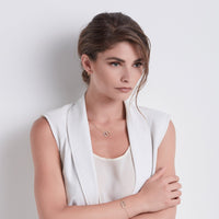 Marco Bicego Delicati 18K Two-Tone Gold Interlock Diamond Necklace