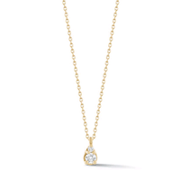 14K Yellow Gold Diamond Pendant