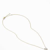 Chatelaine® Pendant Necklace in 18K Yellow Gold with Full Pavé Diamonds