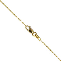 Roberto Coin 18K Yellow Gold "M" Initial Diamond Necklace