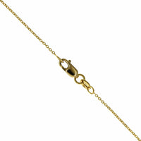 Roberto Coin 18K Yellow Gold "C" Initial Diamond Necklace