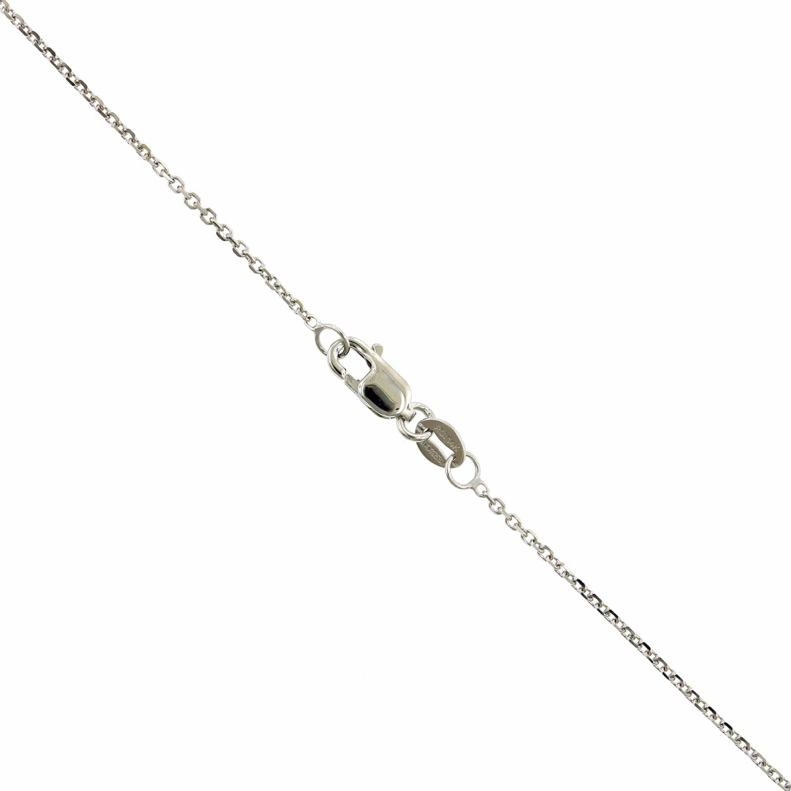 14K Tri-Color Teardrop Shape Diamond Necklace, 14k yellow, white and rose, Long's Jewelers