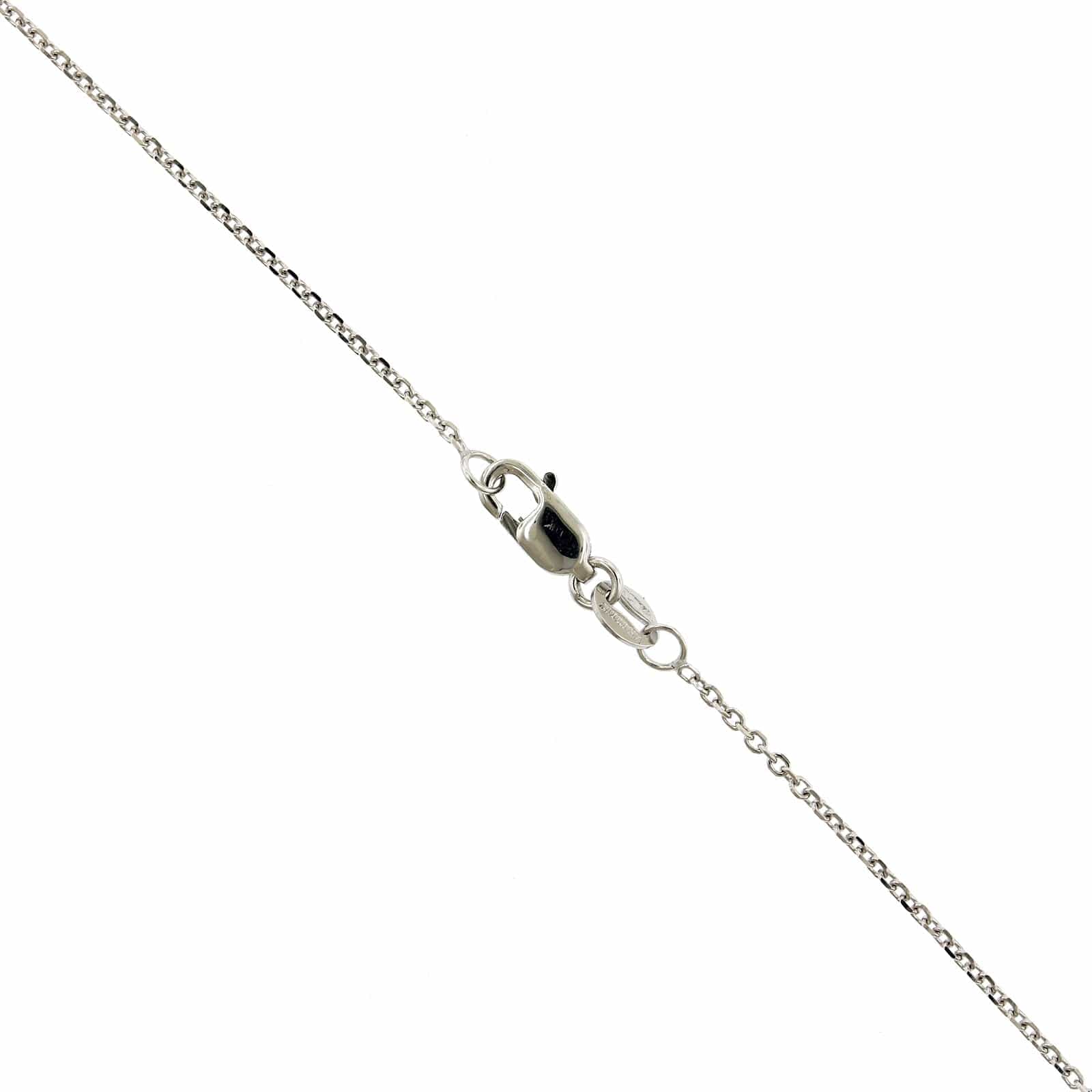 14K Two-Tone Triple Circle Diamond Necklace, 14k yellow and white, Long's Jewelers