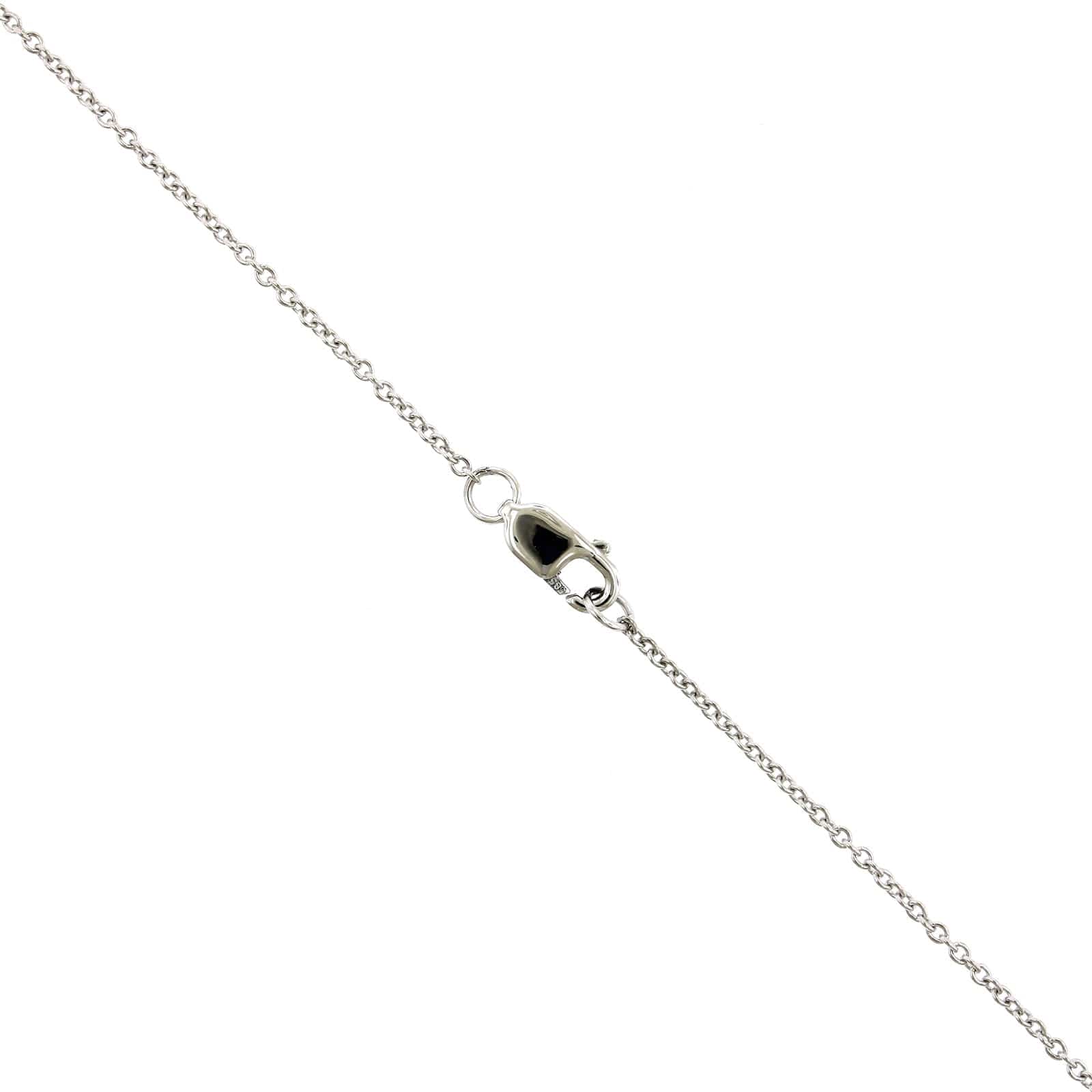 14K White Gold Triple Butterfly Diamond Necklace, 14k white gold, Long's Jewelers