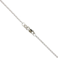 14K White Gold Zigzag Baguette Diamond Necklace, 14k white gold, Long's Jewelers
