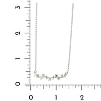 14K White Gold Zigzag Baguette Diamond Necklace, 14k white gold, Long's Jewelers