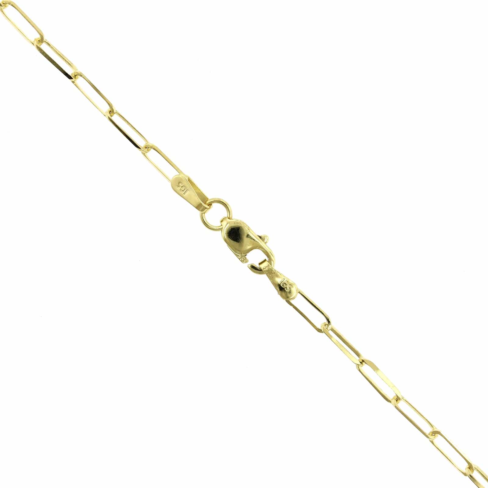 14K Yellow Gold Pave Diamond Dog Tag Pendant