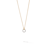 Jaipur 18K Yellow Gold Diamond Circle Pendant, Long's Jewelers