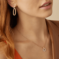 Marco Bicego Jaipur 18K Yellow Gold Diamond Circle Pendant