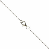 14K White Gold Diamond Alternating Size Circle Necklace, 14k white gold, Long's Jeweler's