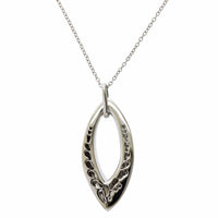 Pave Diamond Drop Pendant