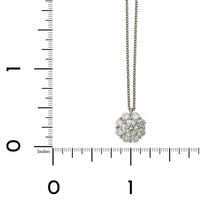 Platinum Diamond Cluster Halo Pendant, Platinum, Long's Jewelers