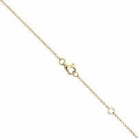 14K Yellow and White Gold Diamond Double Heart Pendant