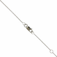 14K White Gold Double Diamond Halo Pendant