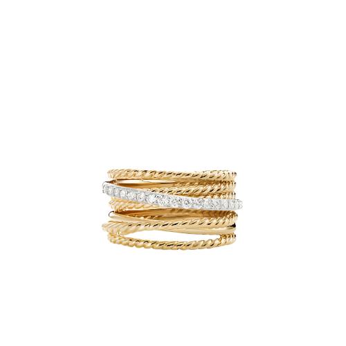 Ring with Diamonds in 18K Gold