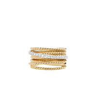 Ring with Diamonds in 18K Gold