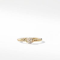 Solari Station Ring with Diamonds in 18K Gold