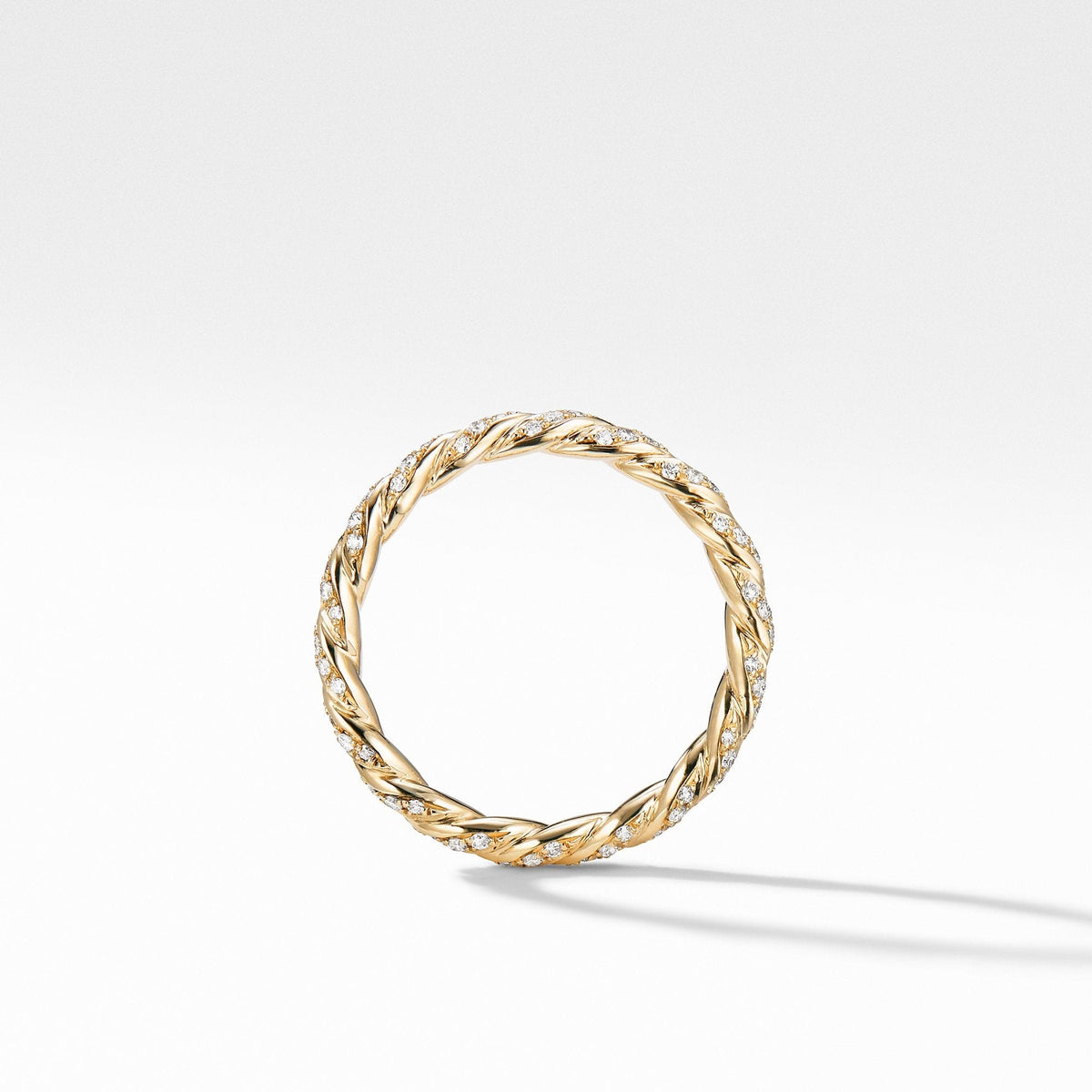 Paveflex Ring with Diamonds in 18K Gold