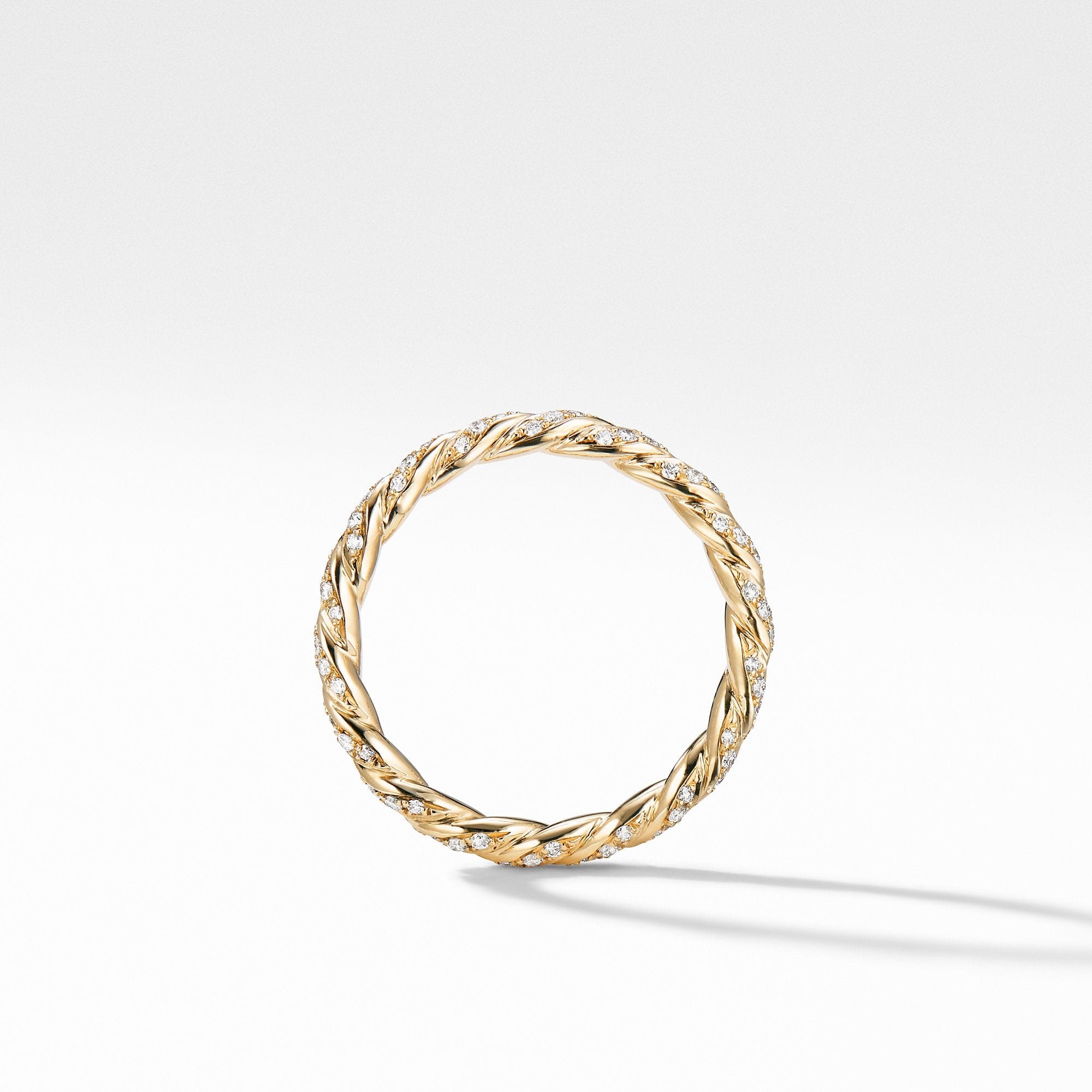 Paveflex Ring with Diamonds in 18K Gold