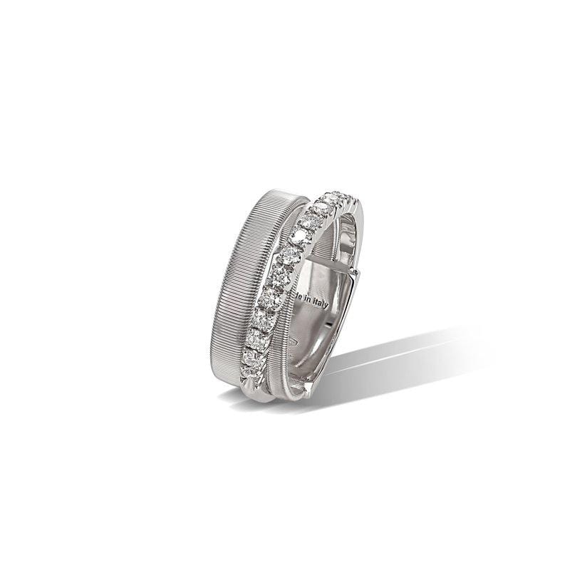 Masai 18K White Gold Diamond Ring