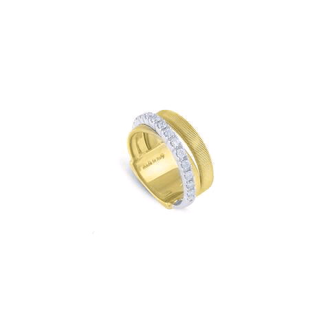 Masai 18K Two-Tone Gold Diamond Ring