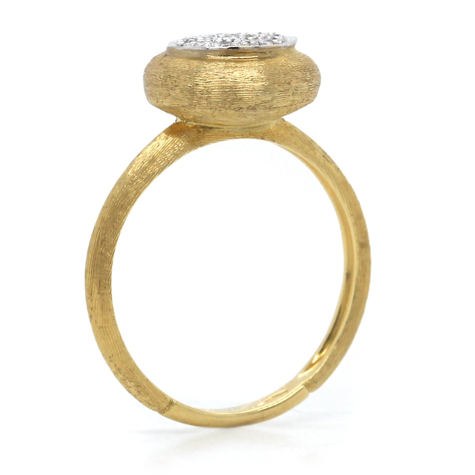 Marco Bicego Jaipur 18K Yellow Gold Pave Diamond Ring