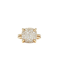 Chatelaine® Ring with Diamonds in 18K Yellow Gold