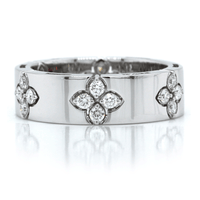 Roberto Coin 18K White Gold Verona Diamond Ring