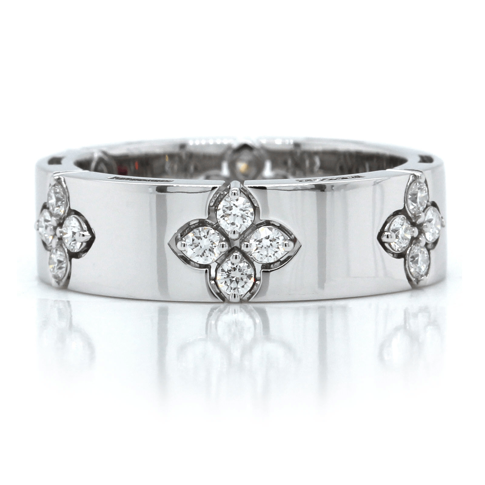 Roberto Coin 18K White Gold Verona Diamond Ring
