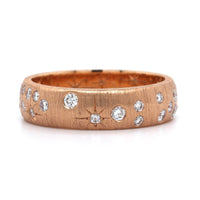 18K Rose Gold Diamond Ring