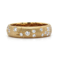 18K Yellow Gold Diamond Band