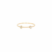 14K Yellow Gold Diamond Ring