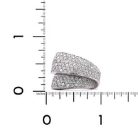 18K White Gold Pave Diamond Ring